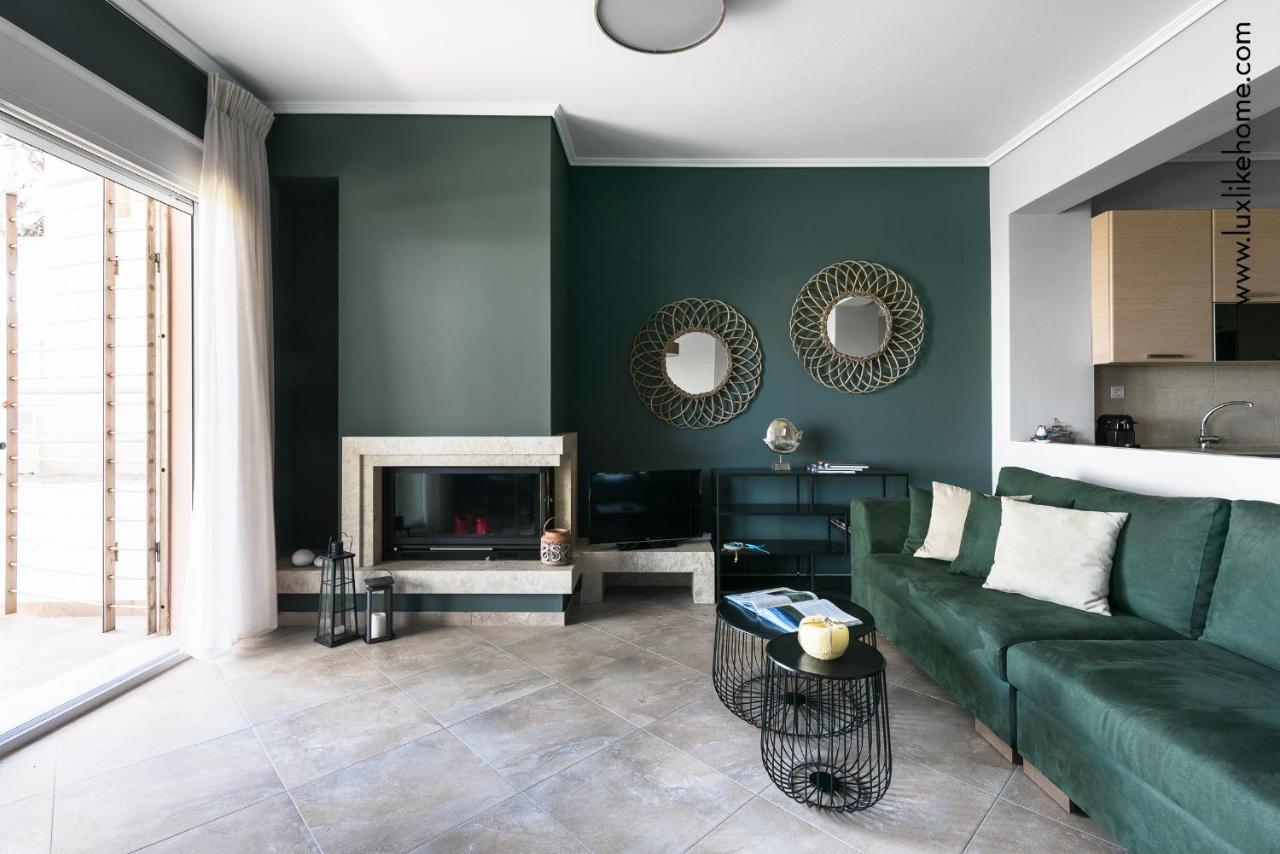 #Luxlikehome - Mediterranee Beachfront Summer House Kalyves Polygyrou Екстериор снимка