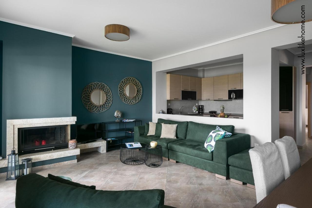 #Luxlikehome - Mediterranee Beachfront Summer House Kalyves Polygyrou Екстериор снимка