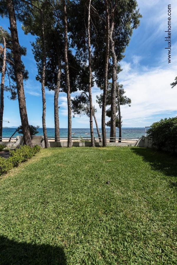 #Luxlikehome - Mediterranee Beachfront Summer House Kalyves Polygyrou Екстериор снимка